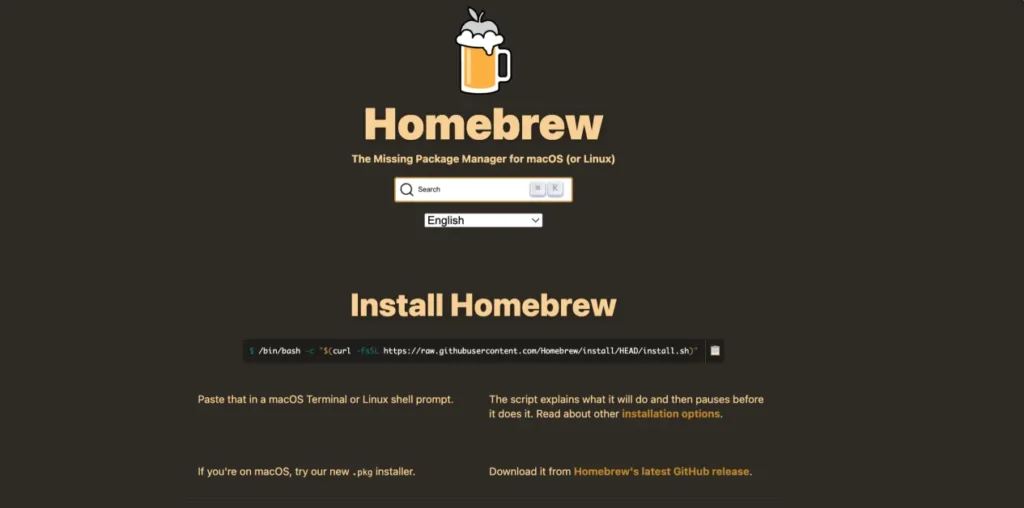 Install Homebrew