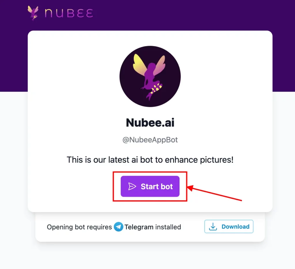 Nubee AI Telegram Bot