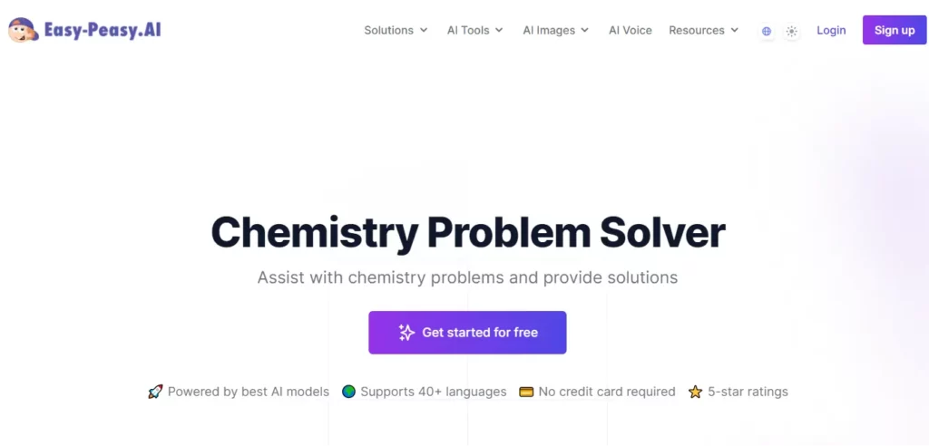 Chemistry Assistant (Easy-Peasy.AI)